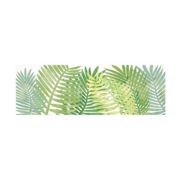 Erin Clark 'Coastal Palms 5' Canvas Art, 16x47, Trademark Fine Art, Mfr#: ALI47623-C1647GG